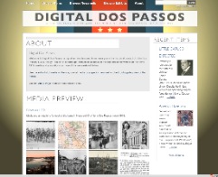 Screenshot of the http://www.DigitalDosPassos.com website