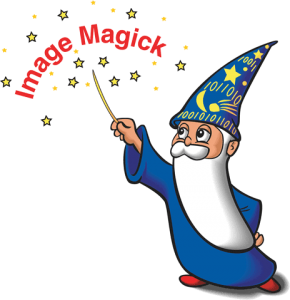 Official ImageMagick logo from Wikmedia Commons (GPL 2).