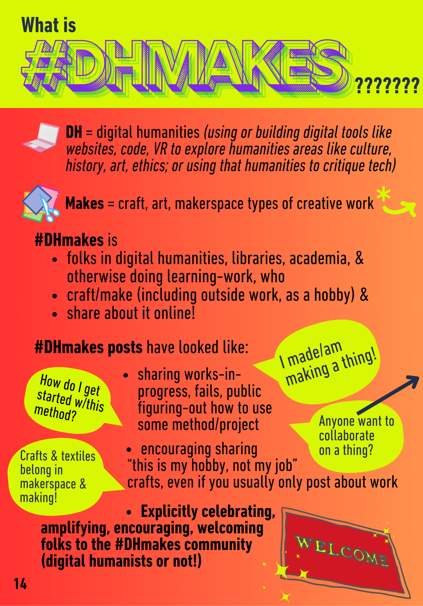 Screenshot of page from a DHMakes Methodz Zine