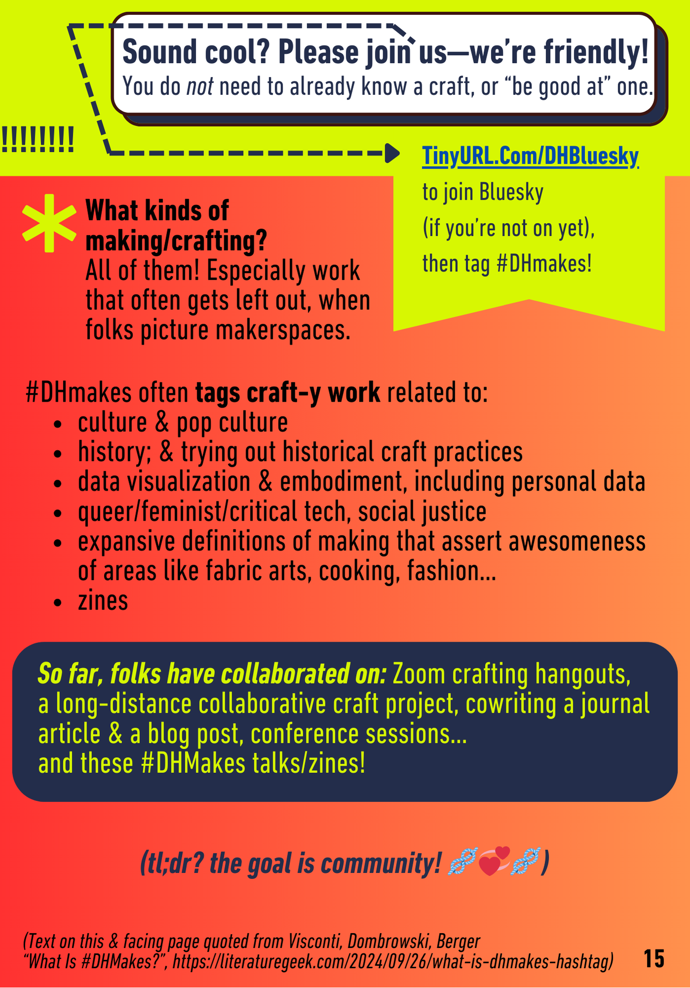 Screenshot of page from a DHMakes Methodz Zine